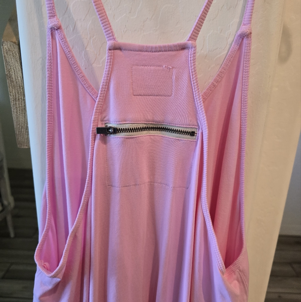 💜 FREE PEOPLE MOVEMENT Hot Stone Onesie OB1239677 Pink Coveralls - Picture 3 of 7